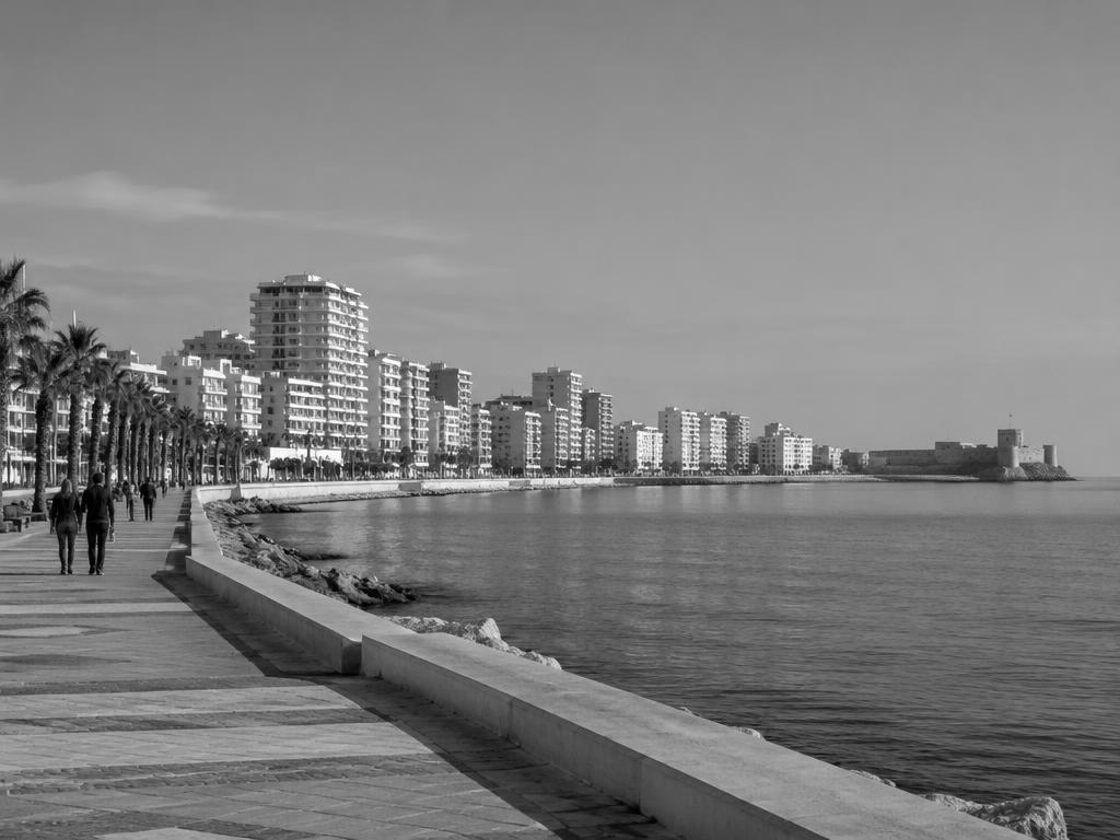Illustrative scenery for Durrës; not a photograph of the actual home